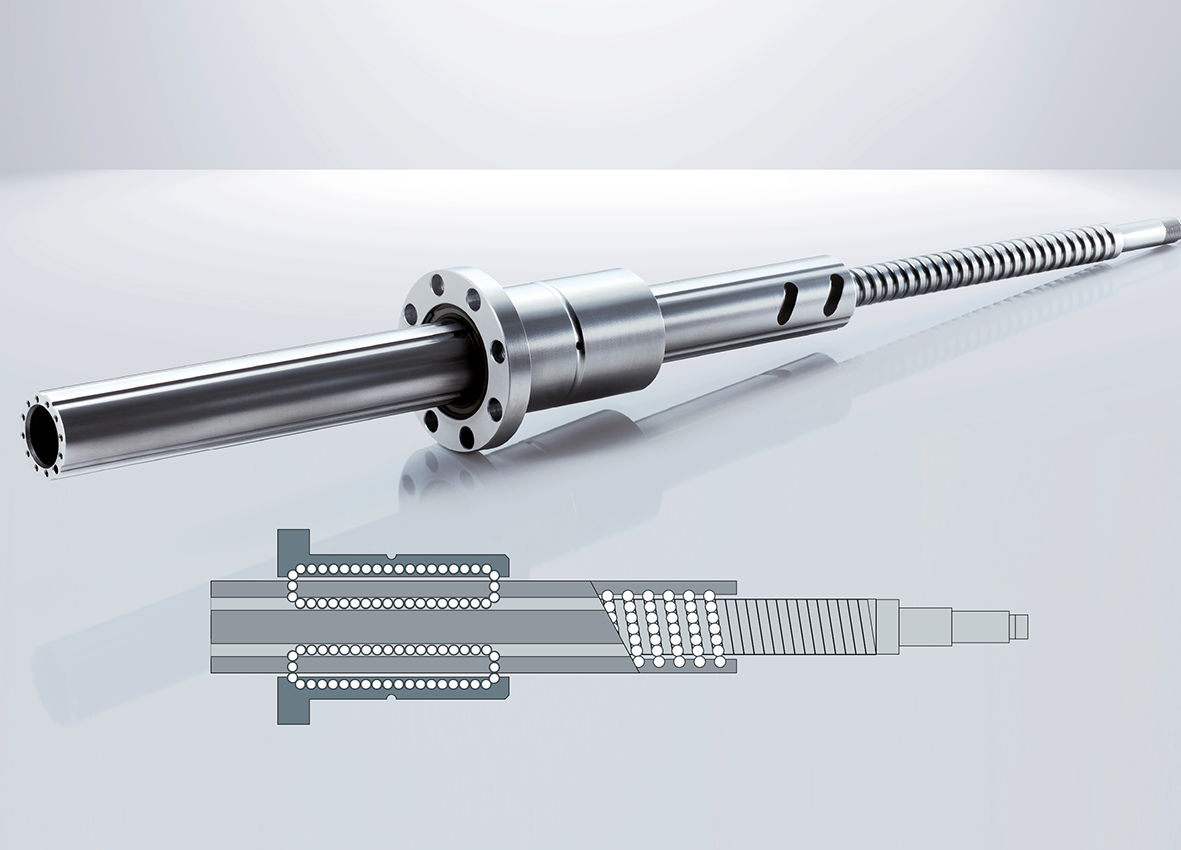 Ball spline with integrated ball screw DSP